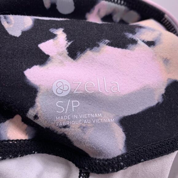 Zella Black Floral Leggings Womens Size Small - Picture 5 of 7